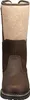 A single brown and beige winter boot is shown from the front against a white background. Anteprima dell’immagine prodotto