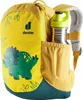 A close-up view of a child's backpack with a dinosaur design. Podgląd zdjęcia produktu