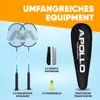 Apollo Badminton Match Pro 800 Carbon Blau/Grau Produktbild-Vorschau 4