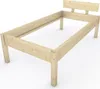 TUGA-Holztech Massivholzbett Einzelbett "Nannerl" 100 200 Produktbild-Vorschau 3