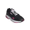 A single black and pink Adidas Falcon W shoe is shown against a white background. Produktbild-Vorschau