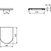 IDEAL STANDARD T376001 WC-Sitz Blend Curve Softclosing Produktbild-Vorschau 2