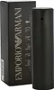 A black bottle of Emporio Armani perfume and its packaging are displayed against a white background. Náhľad obrázku produktu