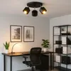 MasterLED lampa sufitowa 3-punktowa E27 - Ø350 mm - czarny Podgląd zdjęcia produktu 4