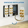 deleyCON Multimedia Lautsprecher Boxen Wanddose Produktbild-Vorschau 2