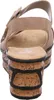 Rieker Damen-Wedges-Sandalette mit Keilabsatz Beige-Braun, Produktbild-Vorschau 62