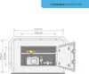 Yale Wandsafe YWV/230/KB1 Zugang mit Schlüssel Schwarz Produktbild-Vorschau 6