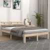 vidaXL Posteľ z masívneho dreva bez matraca 200x200 cm Náhľad obrázku produktu 2