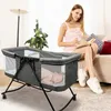 Berceau avec moustiquaire et roues Lit d'appoint Pliable Voir les images du produit 2
