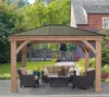 Westmann Holz Pavillon Devon 1214 Natur 427x366x317 cm Produktbild-Vorschau 2
