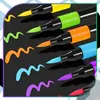 Acrylmarker, 60 Farben, Set im Etui, Pinselstifte mit Produktbild-Vorschau 4