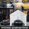 XINZI Garagenzelt Carport Zeltgarage Winterfest, Aluminium  Produktbild-Vorschau 5