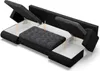 U-Sofa mit Schlaffunktion Foresta, 2 Chaiselongues, Produktbild-Vorschau 3