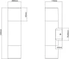 TRIO-Leuchten Wandleuchte HOOSIC BH 8.50x33 cm grau Produktbild-Vorschau 5