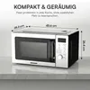 Heinner HMW-D2060SS, Blat, Mikrofalówka Solo, 20 l, 700 W, Podgląd zdjęcia produktu 4