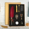 Vintage Stift und Tinte Set Glitzernde Federkiel Produktbild-Vorschau 6