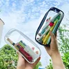 WUWEOT 10 Stück transparentes Federmäppchen mit Produktbild-Vorschau 3