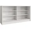 Commode BEAUTYSOFA MIRELA 160 cm Blanc/Blanc, buffet à 2 Voir les images du produit 4