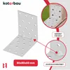 KOTARBAU® 25 Stk. Winkelverbinder 80x80x60mm verzinkter Produktbild-Vorschau 5