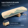 FunLife Balance Board in legno di betulla con rotelle Anteprima dell’immagine prodotto 3