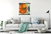 MuchoWow® Textilposter Pflanzen - Farben - Muster 90x90 cm Produktbild-Vorschau 3
