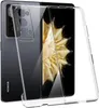 A transparent phone case is shown on a dark background, with a phone inside the case displaying a floral pattern. Podgląd zdjęcia produktu