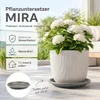 Pflanztopfuntersetzer Mira Anthrazit Ø 24cm - Frostsicher & Produktbild-Vorschau 2