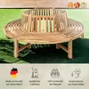 Möbelretoure Rundbank 360° Gartenbank Teak massiv ø220 cm Produktbild-Vorschau 6