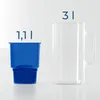 Wessper D2 BOROSILICATE Wasserfilterkanne 3 L Blau – Produktbild-Vorschau 4