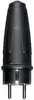 Merten Vollgummi-Stecker schwarz 123851 SCHUKO Produktbild-Vorschau 4