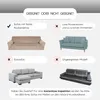 Hilvard Sofabezug 2-Sitzer 145-175 cm Sofahusse Produktbild-Vorschau 4