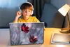 MuchoWow® Laptop Aufkleber Sticker Cover Blumen - Rot - Produktbild-Vorschau 3