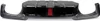 Achterdiffusor – Carbonlook met LED-verlichting – Geschikt Productafbeelding-voorbeeld 2