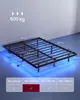 Rám postele VASAGLE 140 x 200 cm s LED osvětlením, portem Náhled obrázku produktu 8