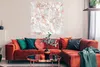 MuchoWow® Poster Marmor - Adern - Glitzer 100x100 cm - Produktbild-Vorschau 2