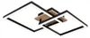 LED Deckenlampe, Quadratisch, Holz, verstellbar, L 53 cm Produktbild-Vorschau 1
