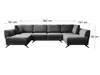 NABBI Ecksofa U mit Klapp- und Stauraum Liva UL/P - Produktbild-Vorschau 2