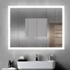 LED Badspiegel Badezimmerspiegel 90x70 mit Beleuchtung Produktbild-Vorschau 2