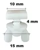 rewagi® 4 Butée d'extrémité Butée intermédiaire 10x10 mm Voir les images du produit 1