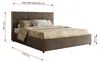 MKS MEBLE Polsterbett LERIO CLASSIC 200x200 cm mit Produktbild-Vorschau 7