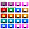 4 Stück 5W E27 LED Glühbirne 16 Farben Dimmbar RGBW Birne Produktbild-Vorschau 2