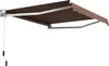 COSTWAY 2,5x2m Marquise à bras articulés Marquise solaire Voir les images du produit 1