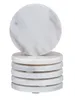 6er Set Glas Untersetzer 10cm rund Marmor Natur Küchendeko Produktbild-Vorschau 1