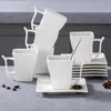 MALACASA Kaffeeservice, Serie Flora, 36-tlg Set Cremeweiß Produktbild-Vorschau 3