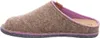 Side view of a brown slipper with pink trim. Produktbild-Vorschau