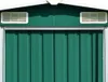 vidaXL Gerätehaus 257x298x178 cm Metall Grün Produktbild-Vorschau 16