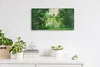 Wanduhr Bürouhr Leinwand Bild Quarz 60x30 Grüner Park und Produktbild-Vorschau 3