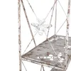 Clayre & Eef Wandregal 76x47x177 cm Weiß Braun Metall Produktbild-Vorschau 5
