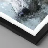 Gerahmtes Poster - Schwarzer Rahmen - Weiß Der Wolf Bild - Produktbild-Vorschau 2