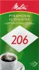 Filtry do kawy Melitta pyramid filter bags 206 białe 200 Podgląd zdjęcia produktu 1